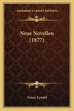 portada Neue Novellen (1877) (en Alemán)