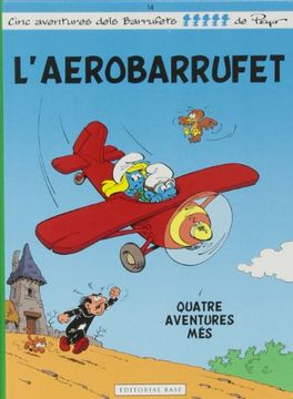 portada L'Aerobarrufet (Noves aventures dels Barrufets) (en Catalá)