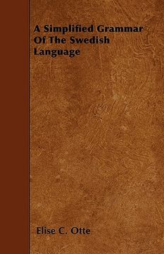portada a simplified grammar of the swedish language (en Inglés)