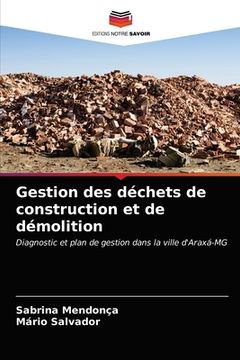 portada Gestion des déchets de construction et de démolition (in French)