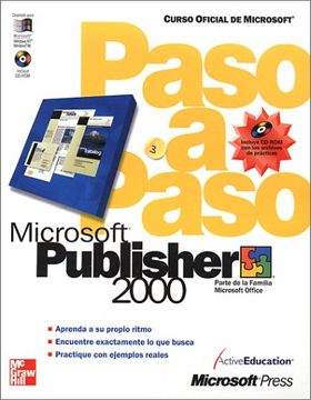 Libro Microsoft Publisher 2000 Paso A Paso, Active Education, ISBN  9788448125134. Comprar en Buscalibre