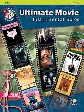portada ultimate movie instrumental solos for strings: violin, book & cd (in English)