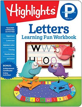 portada Preschool Letters (Highlights(Tm) Learning fun Workbooks) (en Inglés)