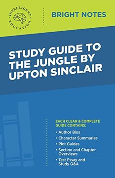 portada Study Guide to the Jungle by Upton Sinclair (Bright Notes) (en Inglés)
