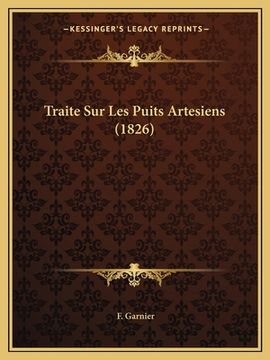 portada Traite Sur Les Puits Artesiens (1826) (in French)