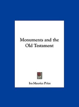 portada monuments and the old testament (en Inglés)