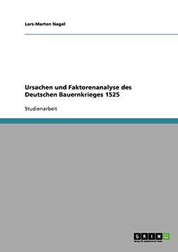 portada Ursachen und Faktorenanalyse des Deutschen Bauernkrieges 1525