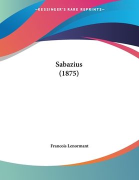 portada Sabazius (1875) (in French)