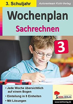 portada Wochenplan Sachrechnen / Klasse 3: Jede Woche Übersichtlich auf Einem Bogen (in German)