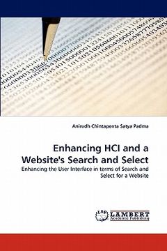 portada enhancing hci and a website's search and select (en Inglés)