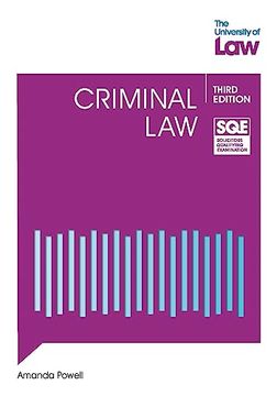 portada Sqe - Criminal law 3e (en Inglés)