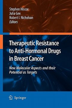 portada therapeutic resistance to anti-hormonal drugs in breast cancer: new molecular aspects and their potential as targets (in English)