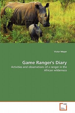 portada game ranger's diary (in English)