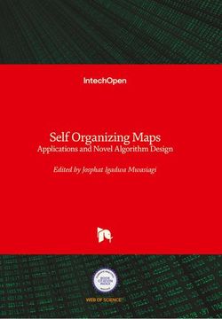 portada Self Organizing Maps: Applications and Novel Algorithm Design (en Inglés)
