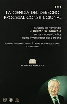 portada Ciencia del Derecho Procesal Constitucional, la / Tomo iii (in Spanish)