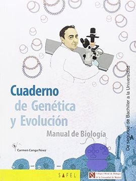 portada Cuaderno de genética y evolución : manual de biología (Paperback) (in Spanish)