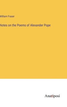 portada Notes on the Poems of Alexander Pope 