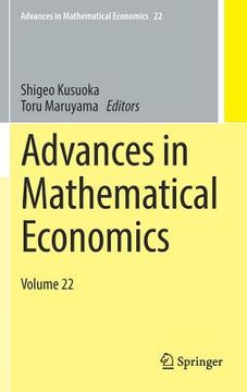 portada Advances in Mathematical Economics: Volume 22 (in English)