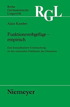 portada Funktionsverbgefuge - Empirisch (Reihe Germanistische Linguistik) (en Alemán)