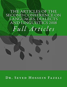 portada The Articles of the Conference on Languages, Dialects and Linguistics 2018 (in English)