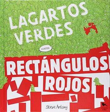 portada Lagartos Verdes Contra Rectangulos Rojos (in Spanish)