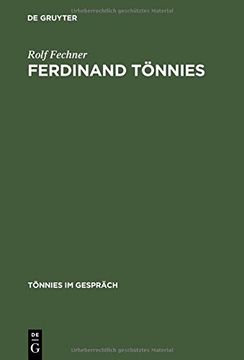 portada Ferdinand Tönnies (Tonnies Im Gesprach) (German Edition)
