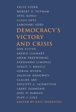 portada Democracy's Victory and Crisis (in English)