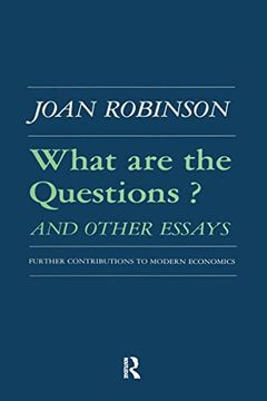 portada What are the Questions and Other Essays: Further Contributions to Modern Economics (en Inglés)
