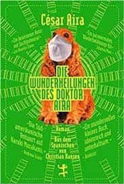 portada Die Wunderheilungen des Doktor Aira (en Alemán)