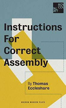portada Instructions for Correct Assembly (Oberon Modern Plays) (in English)