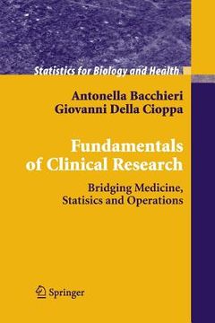 portada Fundamentals of Clinical Research: Bridging Medicine, Statistics and Operations (en Inglés)