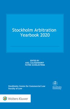 portada Stockholm Arbitration Yearbook 2020 (in English)