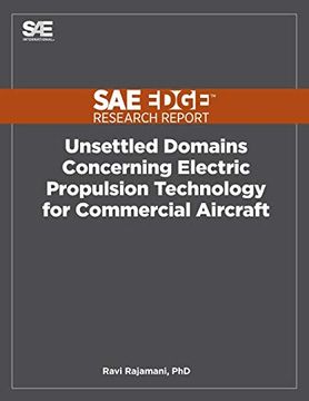 portada Unsettled Domains Concerning Electric Propulsion Technology for Commercial Aircraft (en Inglés)