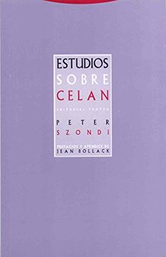 portada Estudios Sobre Celan (in Spanish)
