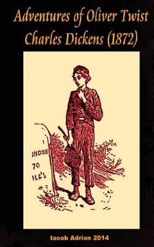 portada Adventures of Oliver Twist Charles Dickens (1872) (en Inglés)