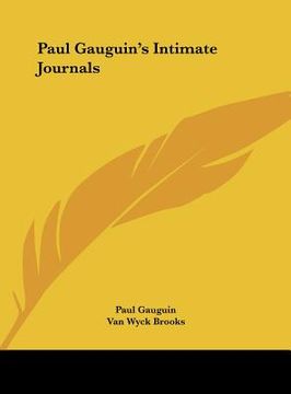 portada paul gauguin's intimate journals (in English)