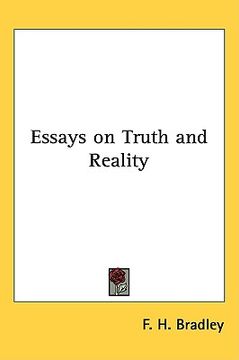 portada essays on truth and reality (en Inglés)