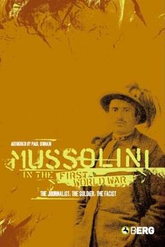 portada Mussolini in the First World War (en Inglés)