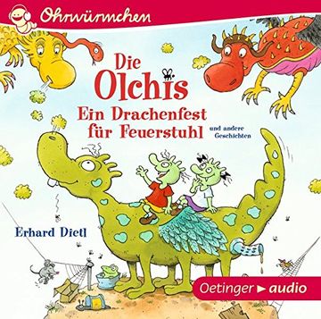 portada Die Olchis. Ein Drachenfest für Feuerstuhl und Andere Geschichten (Cd): Ohrwürmchen-Hörbuch, ca. 30 Min. (en Alemán)