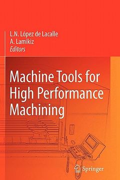 portada machine tools for high performance machining (en Inglés)