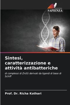 portada Sintesi, caratterizzazione e attività antibatteriche (en Italiano)