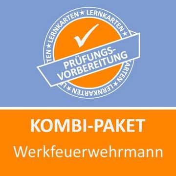 portada Kombi-Paket Werkfeuerwehrmann Lernkarten (en Alemán)