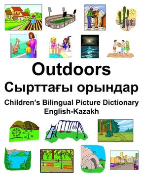 portada English-Kazakh Outdoors/Сырттағы орындар Children's Bilingua