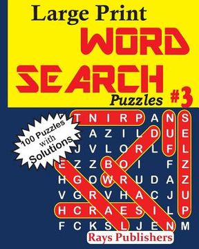 portada Large Print Word Search Puzzles 3 (in English)