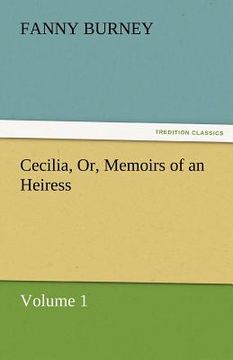 portada cecilia, or, memoirs of an heiress - volume 1 (in English)