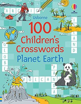 portada 100 Children'S Crosswords: Planet Earth (Puzzles, Crosswords & Wordsearches) (en Inglés)
