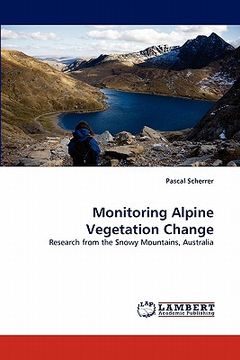 portada monitoring alpine vegetation change (en Inglés)