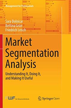 portada Market Segmentation Analysis: Understanding It, Doing It, and Making It Useful (en Inglés)