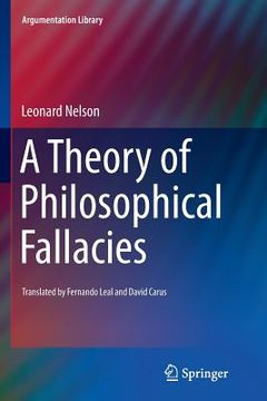 portada A Theory of Philosophical Fallacies (en Inglés)