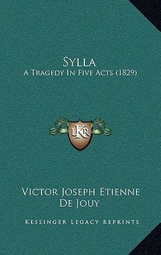 portada sylla: a tragedy in five acts (1829) (en Inglés)
